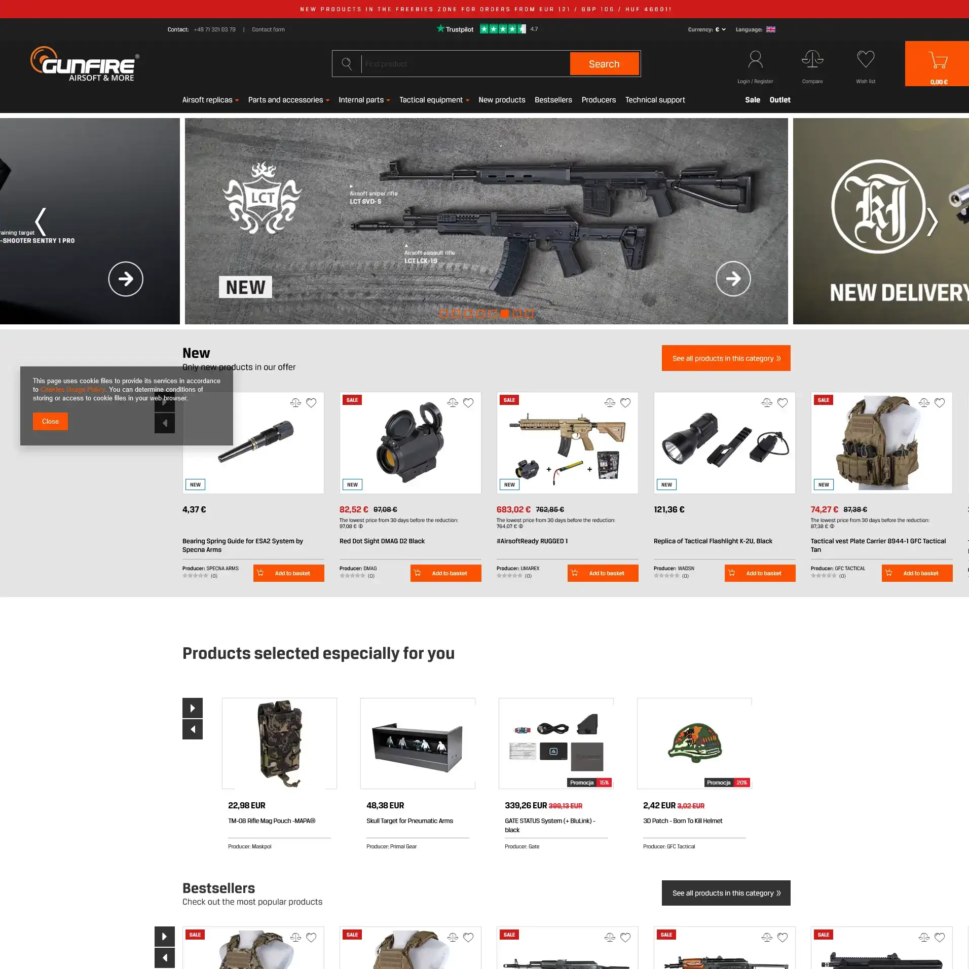 gunfire